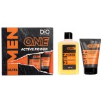 Набор подарочный, BioProvince (БиоПровинс) 120 мл + 140 мл Уан Мен гель для бритья + лосьон после бритья коробка