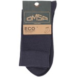 Носки мужские, Omsa (Омса) р. 42-44 (27-29) ECO 403 Эко гладь grigio scuro темно-серый