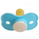 Соска-пустышка латексная, 1 шт бабочка традиционная без кольца в индивид. упак.