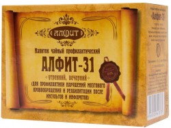 Чайный напиток 2 г 60 шт. Алфит-31 против инсультов и инфарктов