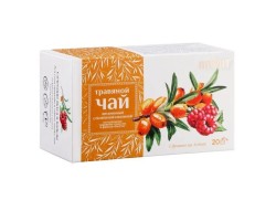 Чайный напиток Алфит с облепихой и малиной витаминный гранулированный 20 шт. ф/пак. 2 г