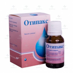 Отипакс капли уш. 10 мг/г+40 мг/г 16 г 1 шт.