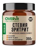Эритрит + Стевия, OVERvit (ОВЕРвит) 350 г 1 шт