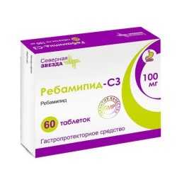 Ребамипид-СЗ, таблетки покрытые пленочной оболочкой 100 мг 60 шт