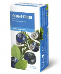 Чайный напиток Чайный напиток Алтай Ясные глаза Комплекс с очанкой и черникой 20 шт. ф/пак. 2 г